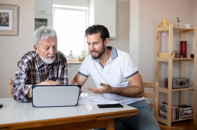 Paying Dad's Bills